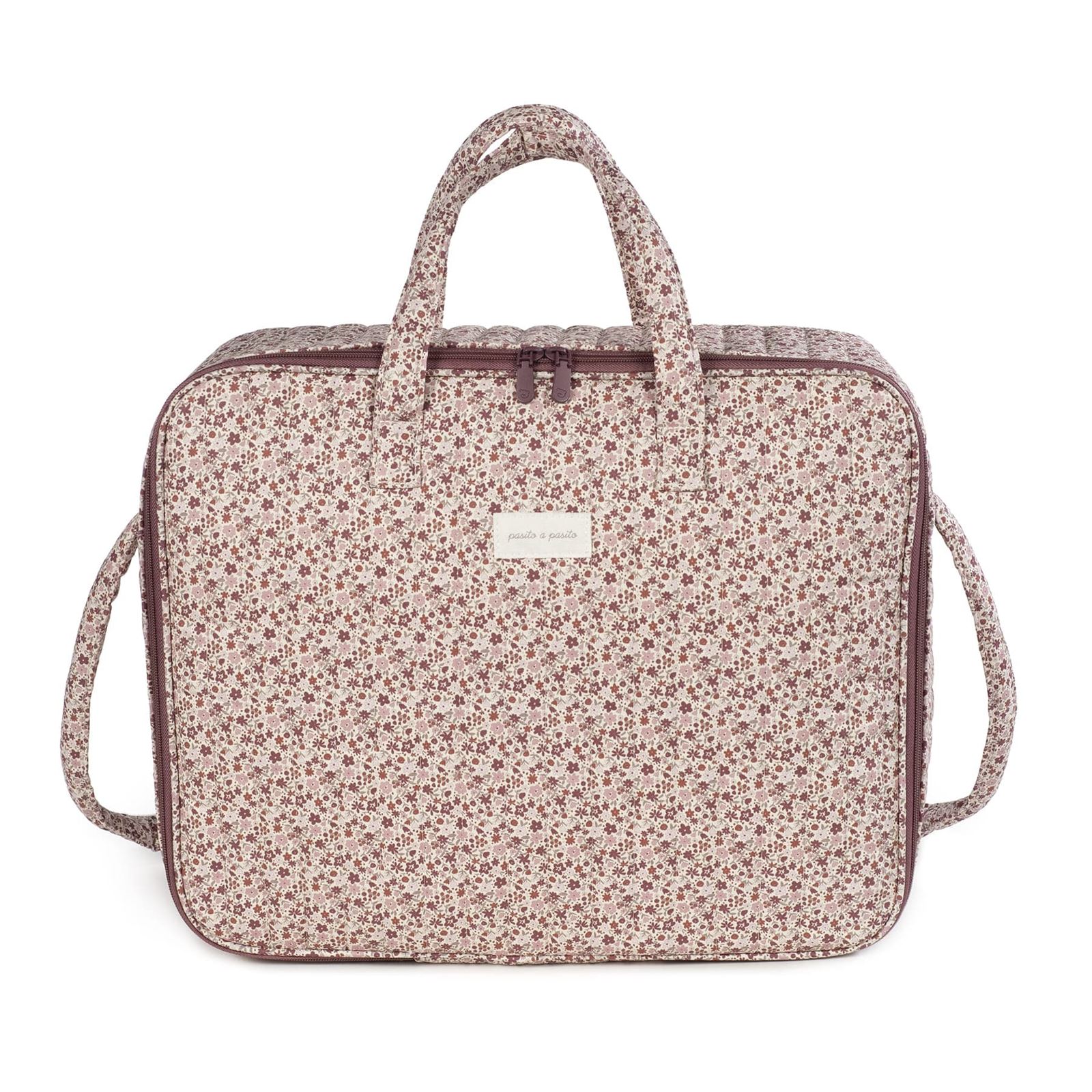 MALETA MATERNAL CHERRY FLORES - Imagen 1