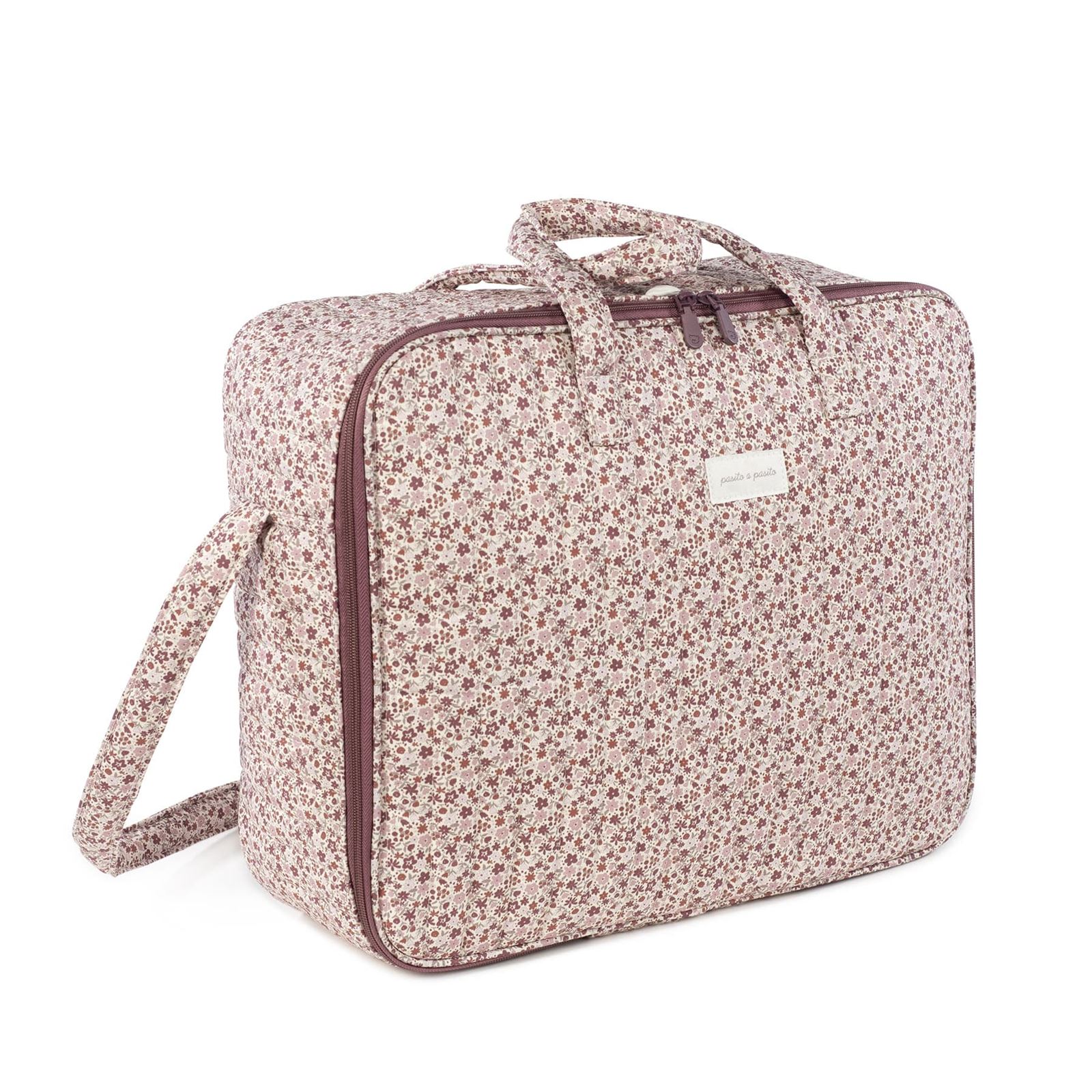 MALETA MATERNAL CHERRY FLORES - Imagen 2