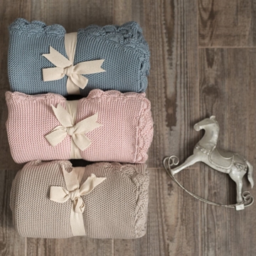 Manta Algodón Orgánico Crochet - Imagen 1