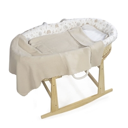 MANTA TRICOT BEIGE - Imagen 2