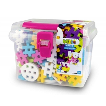 MELI BASIC CONSTRUCTOR PASTEL 250 PIEZAS TRAVEL BOX - Imagen 1
