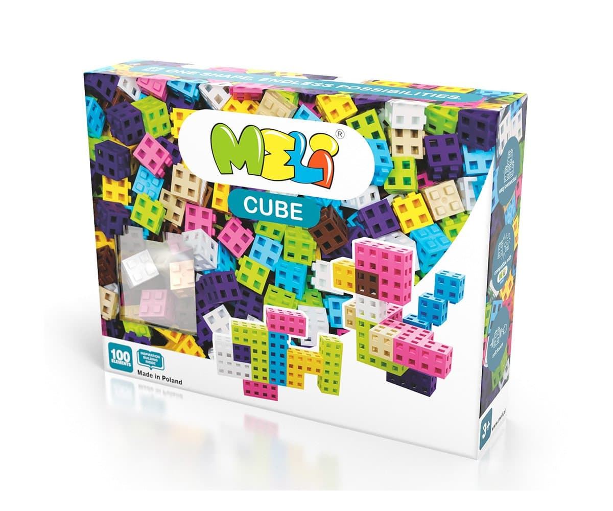 MELI CUBE CLASSIC PINK 100 ELEMENTOS - Imagen 1