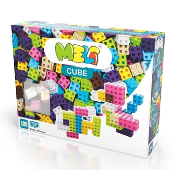 MELI CUBE CLASSIC PINK 100 ELEMENTOS - Imagen 1