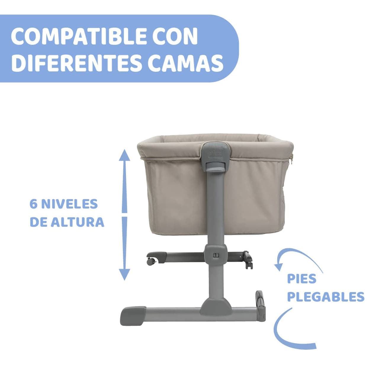 Minicuna Next2me Essential Dune Re_Lux - Imagen 3