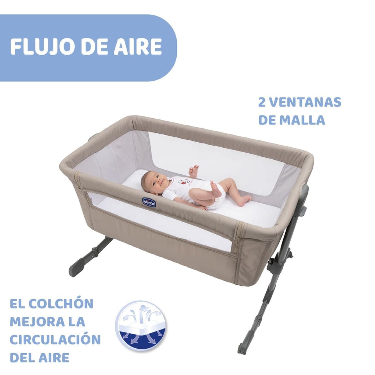 Minicuna Next2me Essential Dune Re_Lux - Imagen 4