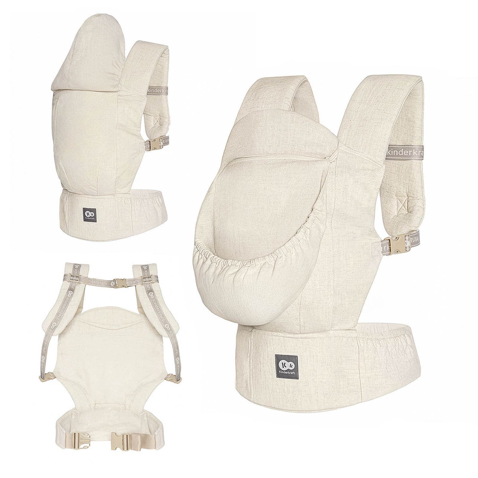 Mochila de Porteo Ergonómica Elara Beige - Imagen 3