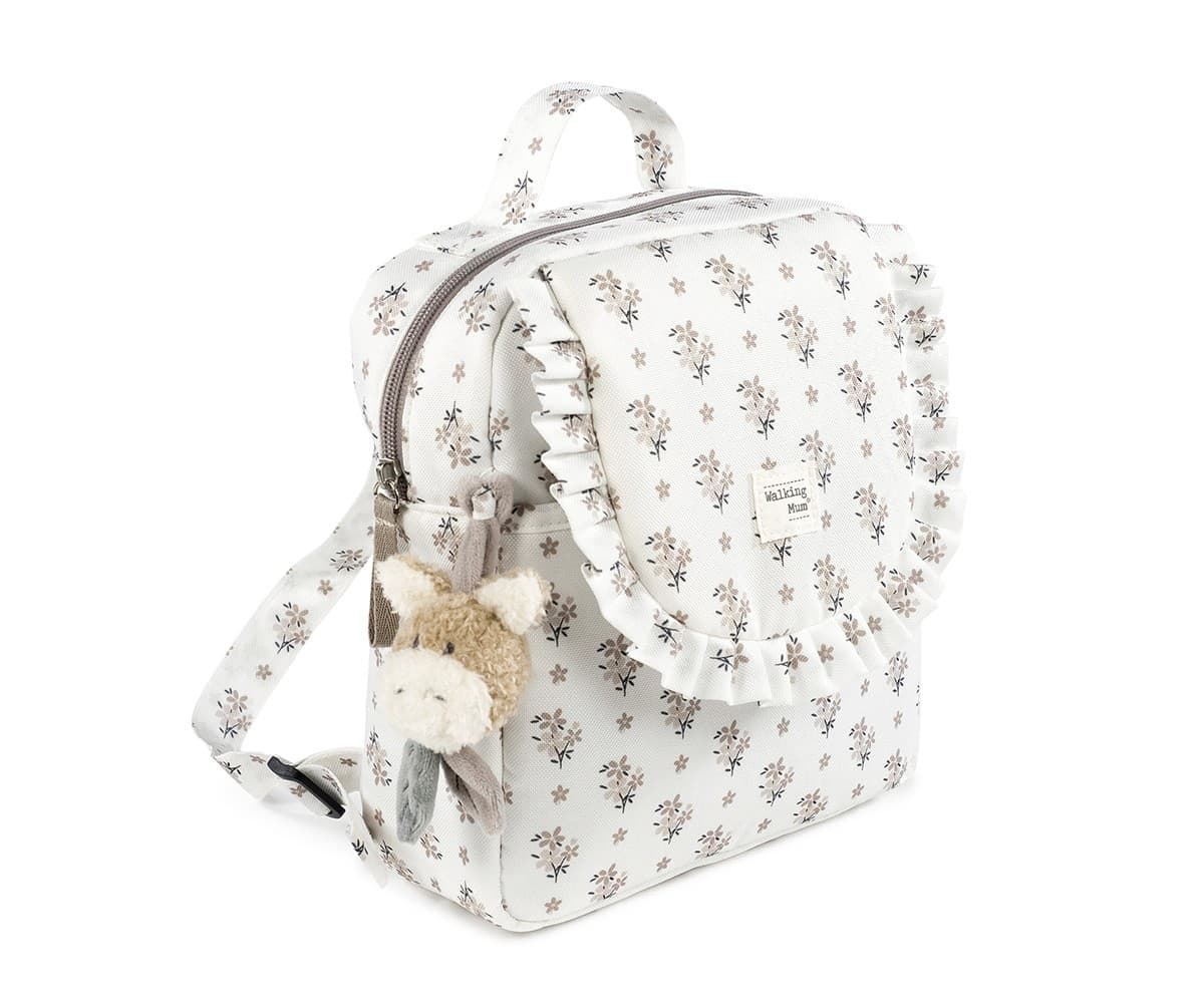 MOCHILA INFANTIL BOTTON FLORES - Imagen 2