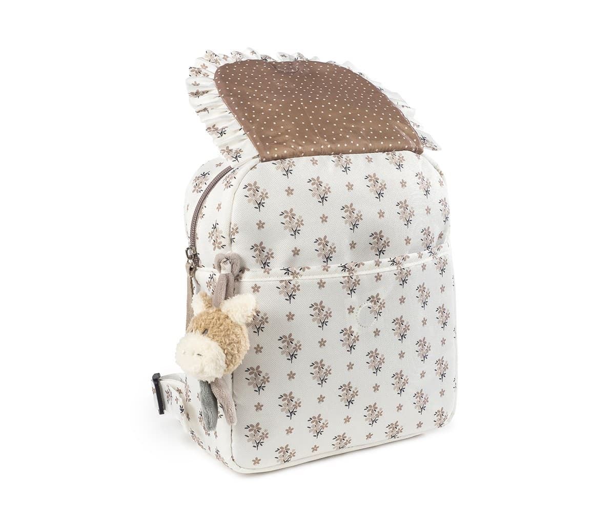 MOCHILA INFANTIL BOTTON FLORES - Imagen 6