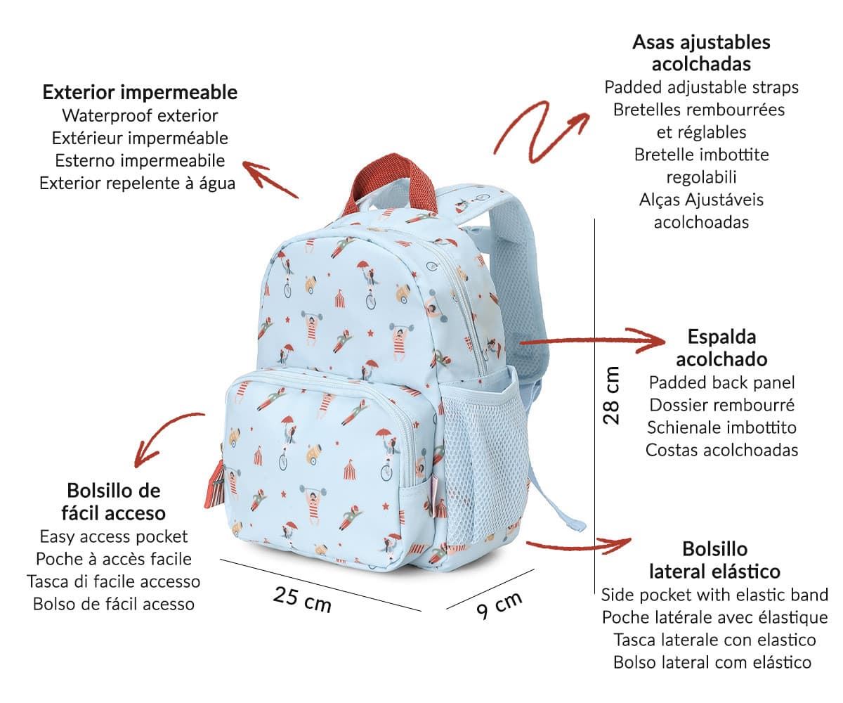 Mochila Infantil Circus Show - Imagen 5