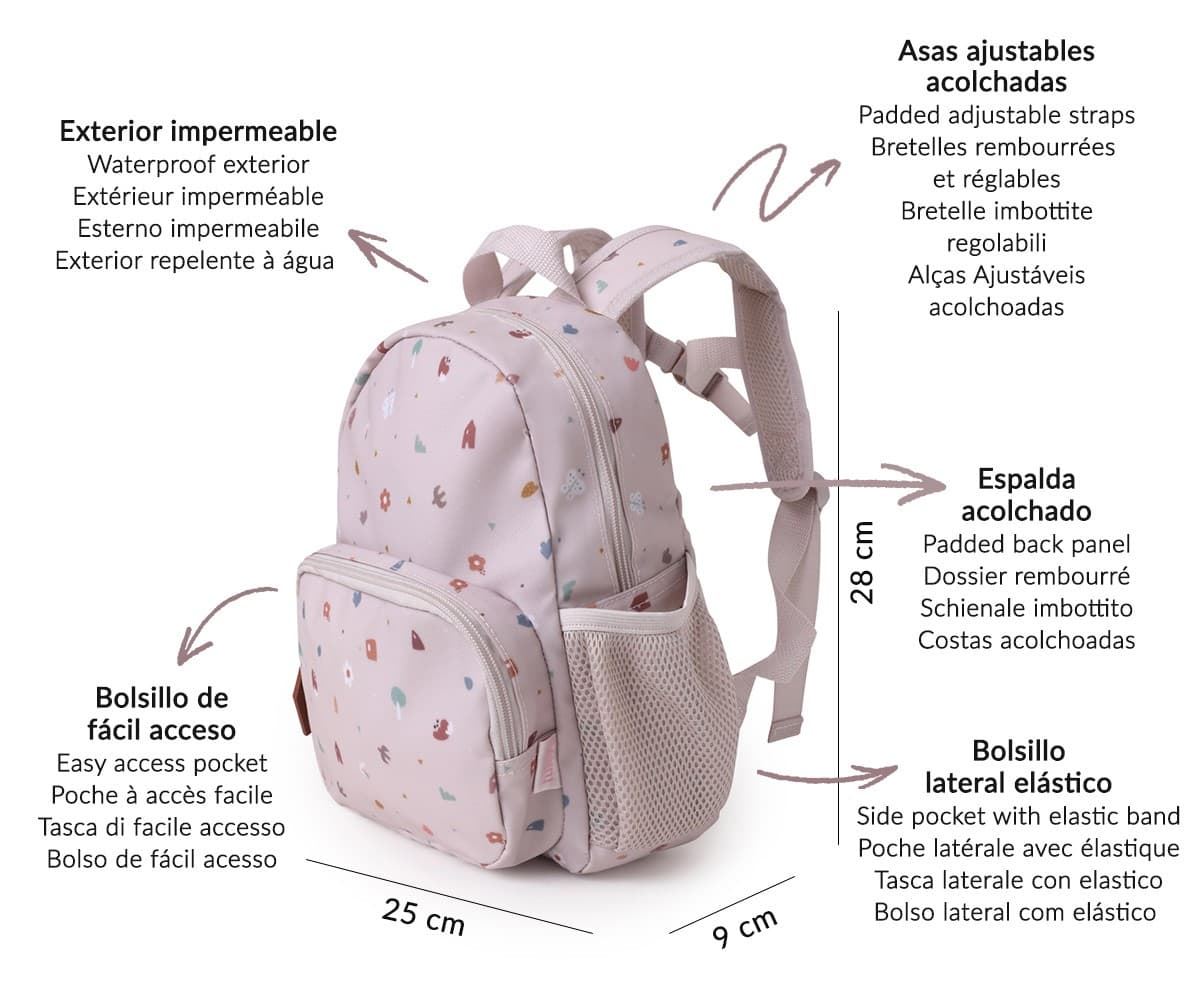 Mochila Infantil Geometric Nature - Imagen 4