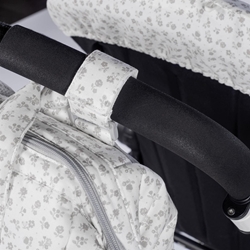 Mochila Little Bloom Flor Gris - Imagen 2