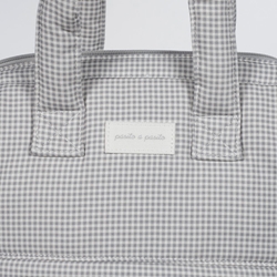 Mochila Little Bloom Vichy Gris - Imagen 2