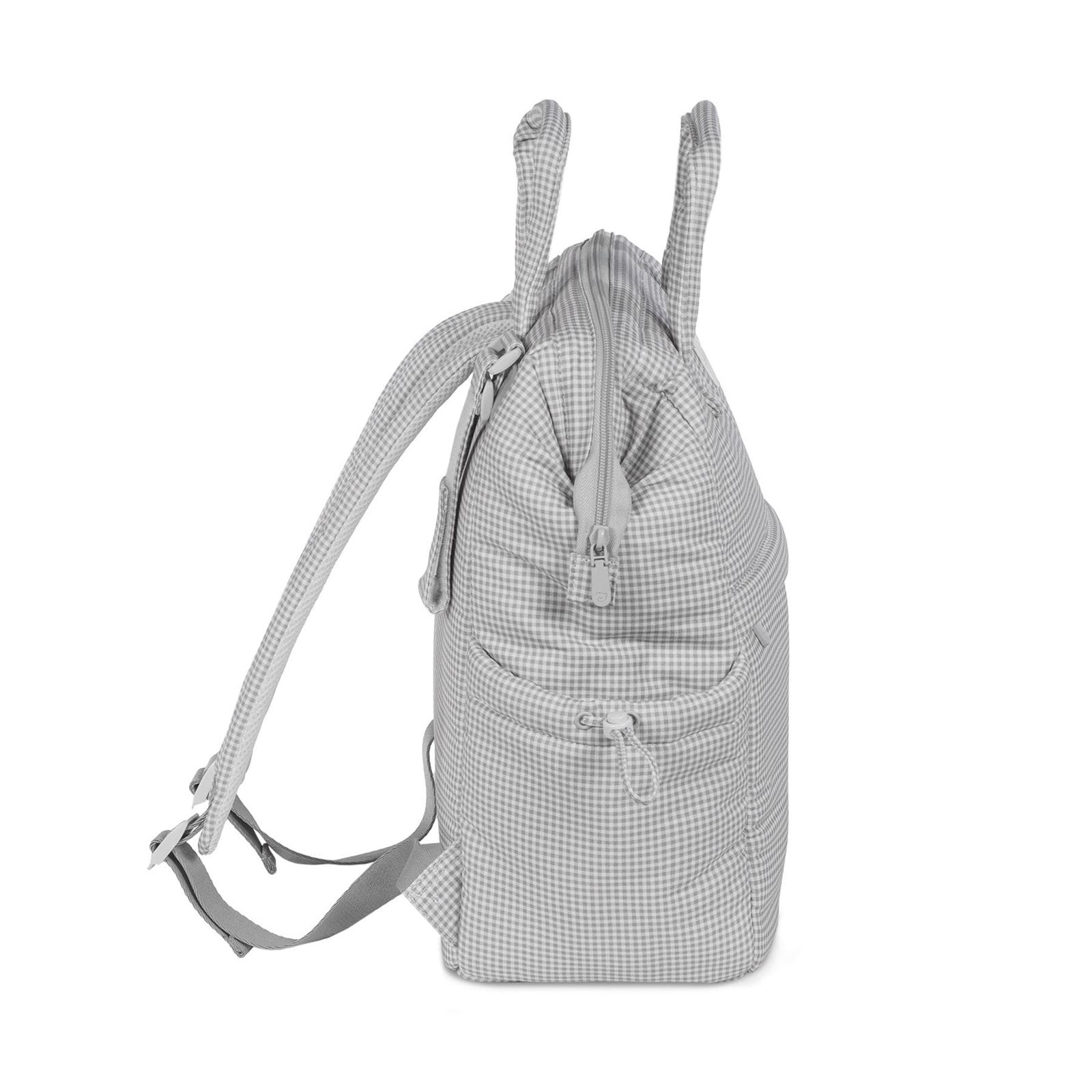 Mochila Little Bloom Vichy Gris - Imagen 3