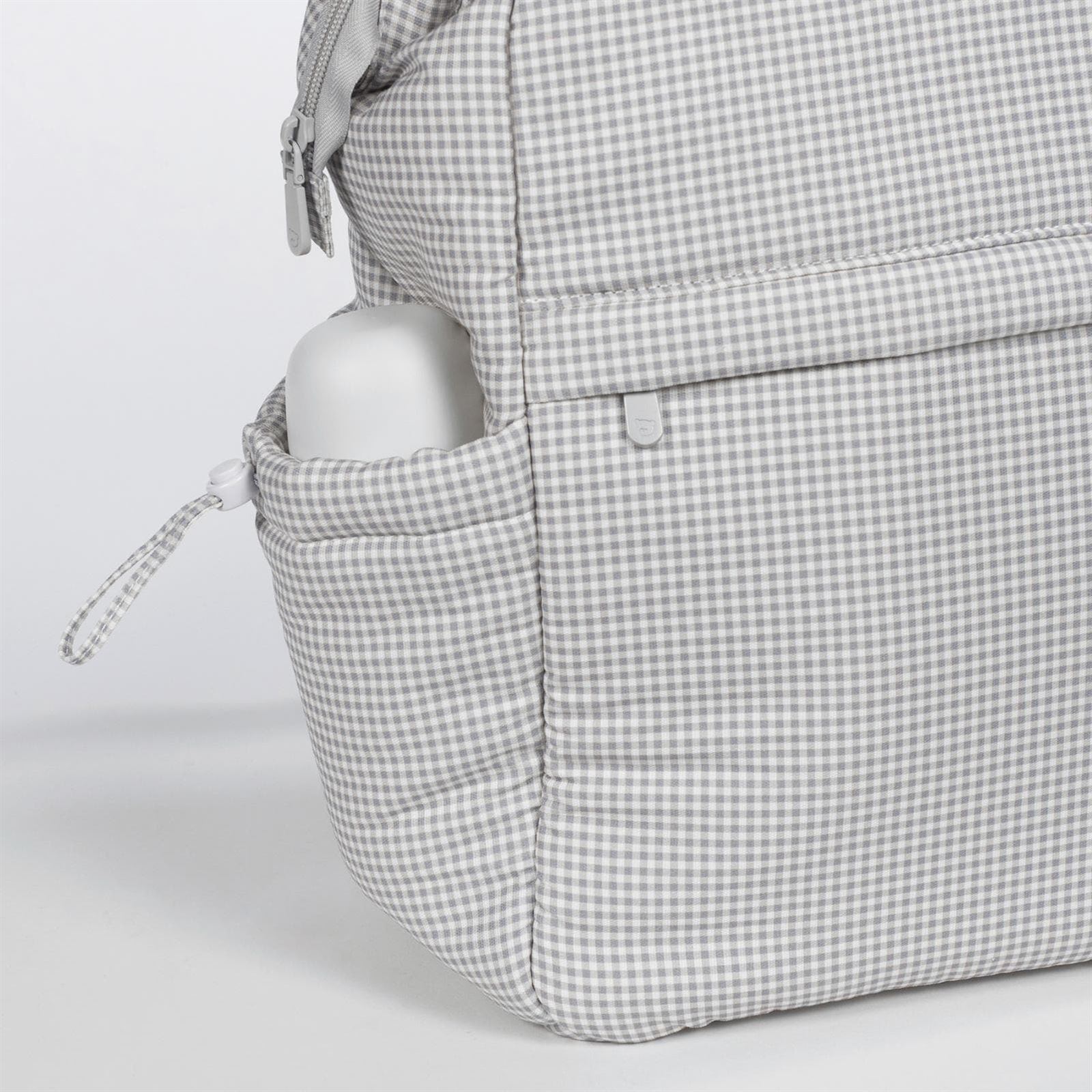 Mochila Little Bloom Vichy Gris - Imagen 5