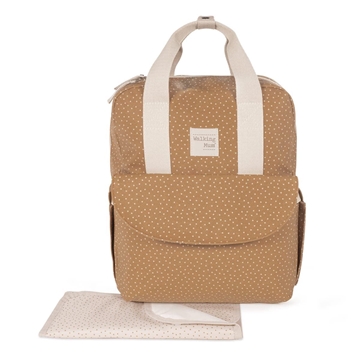 Mochila maternal Topito Poppy Canela - Imagen 1
