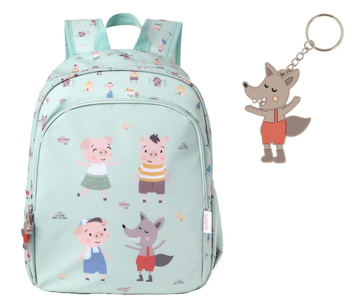 Mochila Mediana + Llavero The Three Little Pigs - Imagen 1