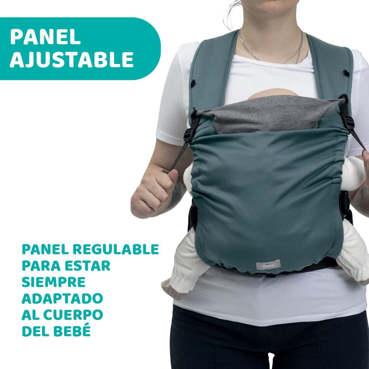 Mochila Portabebés Skin fit Green wood - Imagen 9