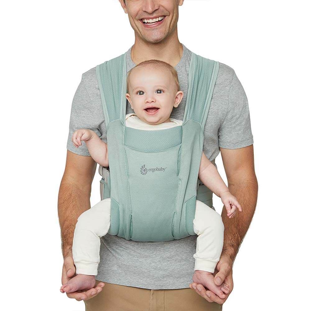 Mochila porteo ergonómica Embrace Soft Air salvia - Imagen 3