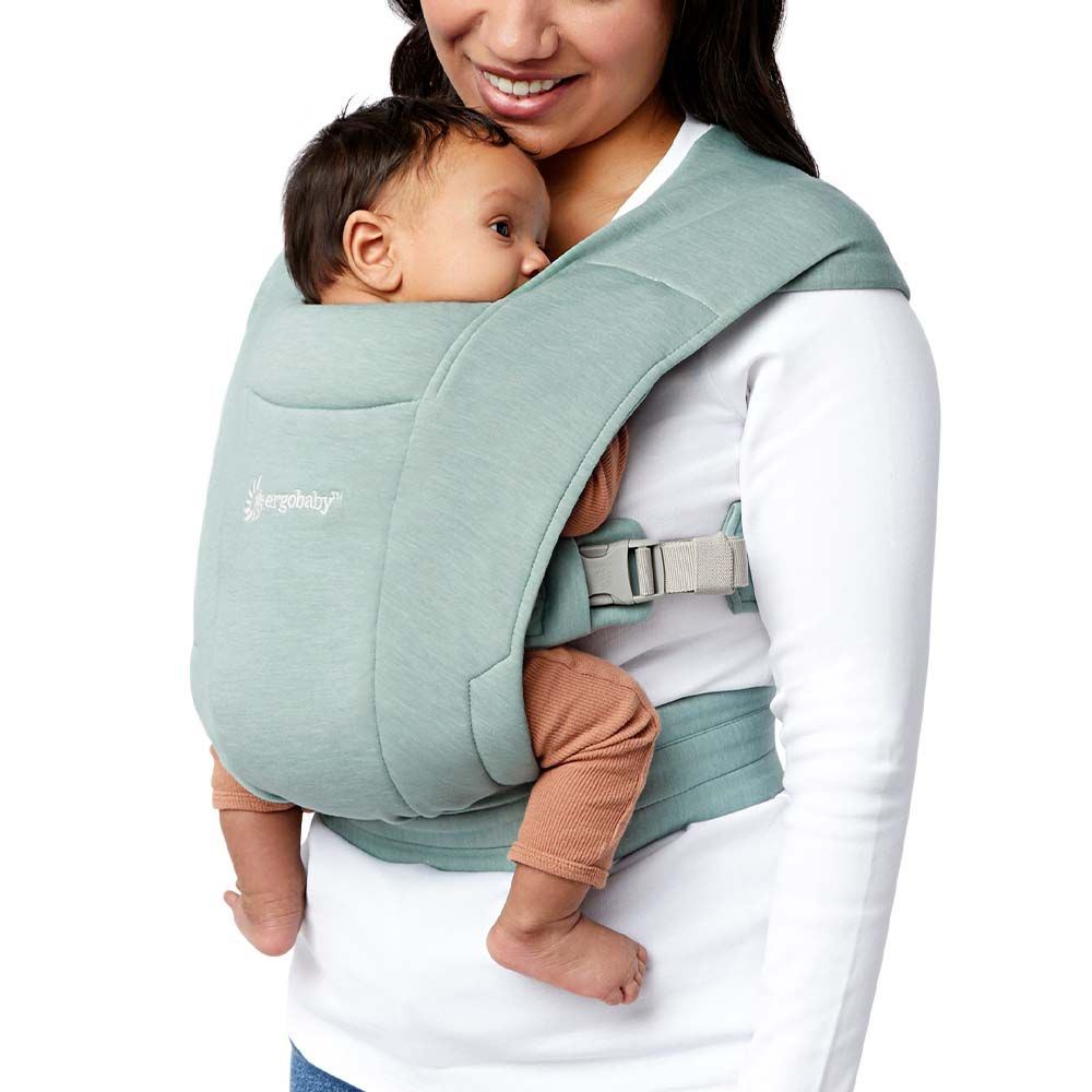 Mochila porteo ergonómica Embrace Soft knit Menta - Imagen 2