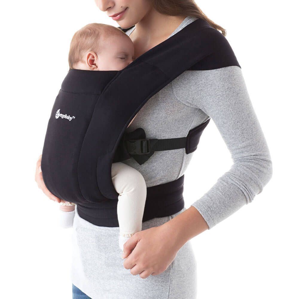 Mochila porteo ergonómica Embrace Soft Knit negra - Imagen 2