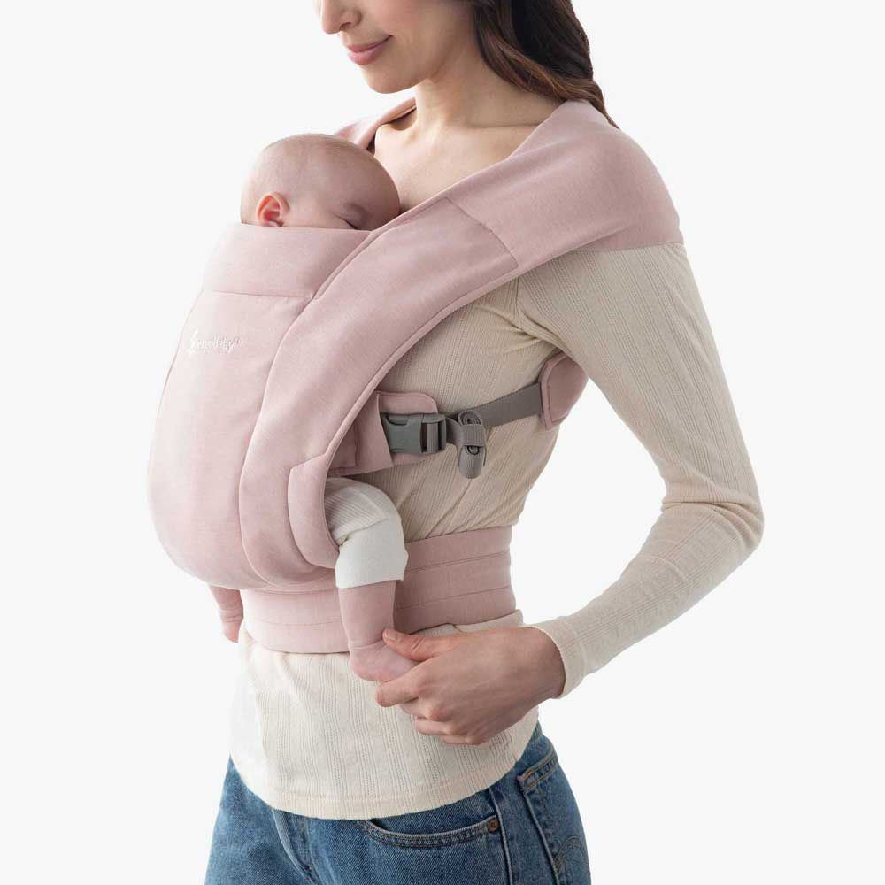 Mochila porteo ergonómica Embrace Soft Knit rosa - Imagen 3