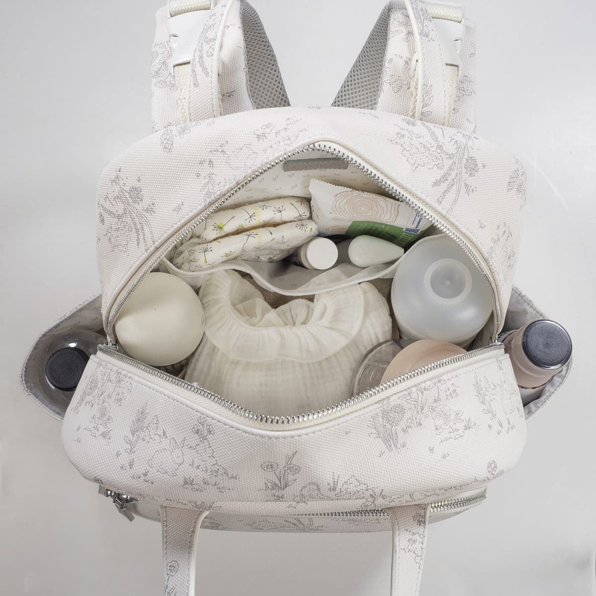 Mochila Toile de jouy Cream - Imagen 10