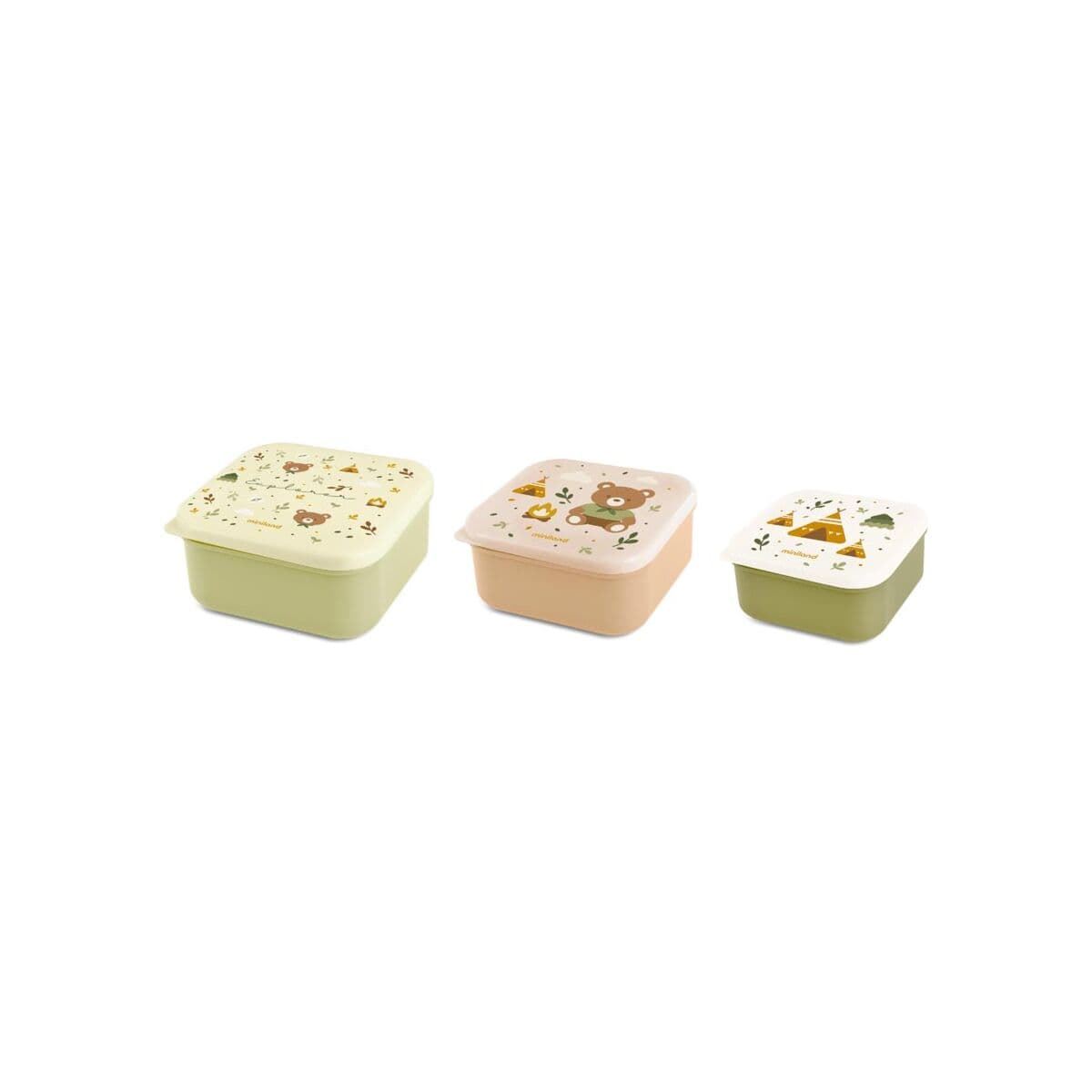 Pack 3 Cajitas de Almuerzo Miniland - Imagen 2