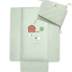 Pack Funda Nórdica + Relleno + Protector Cuna Funny Farm - Imagen 1
