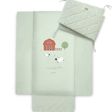 Pack Funda Nórdica + Relleno + Protector Cuna Funny Farm - Imagen 1