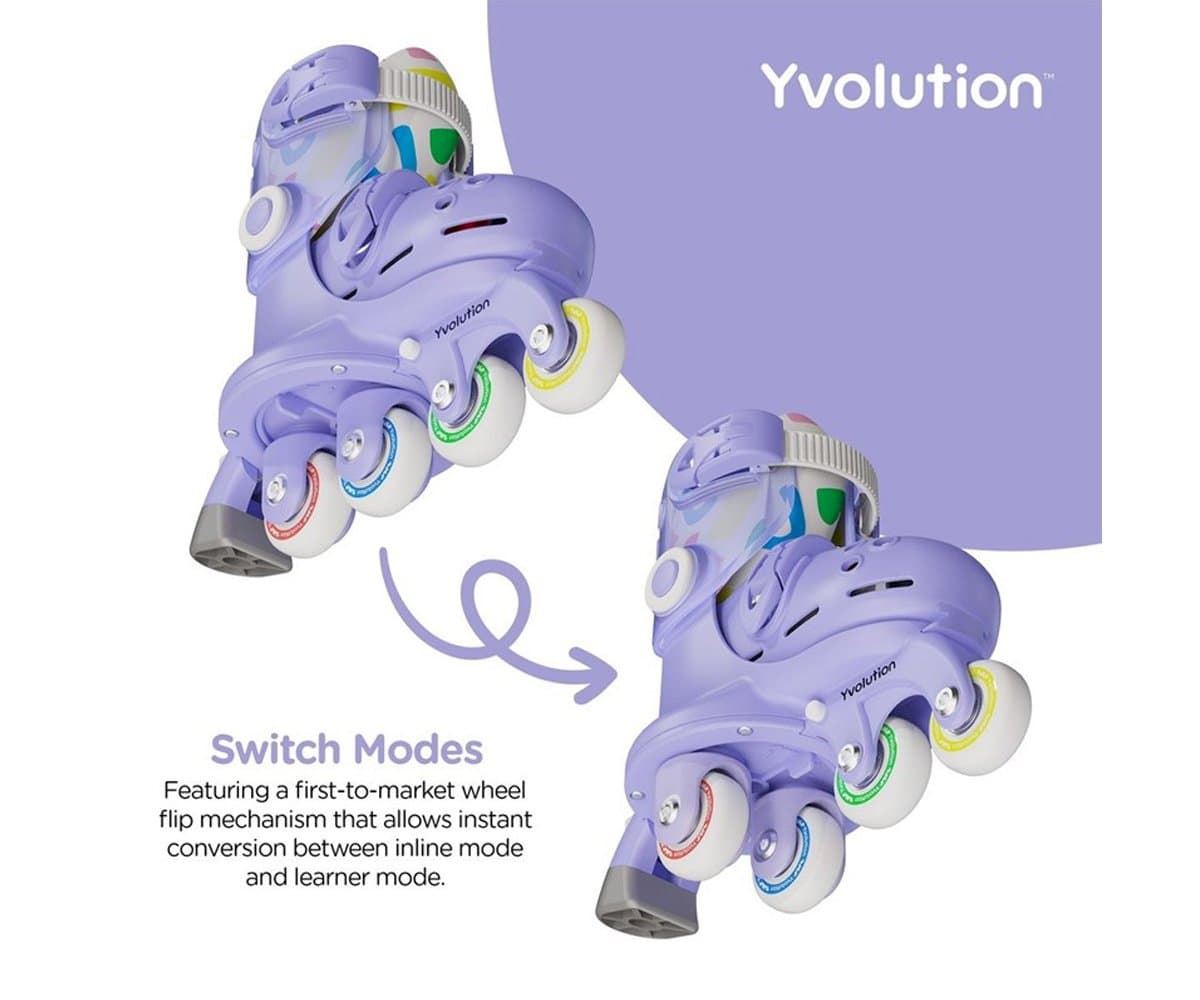 PATINES TWISTA LILA 23-28 YVOLUTION - Imagen 5