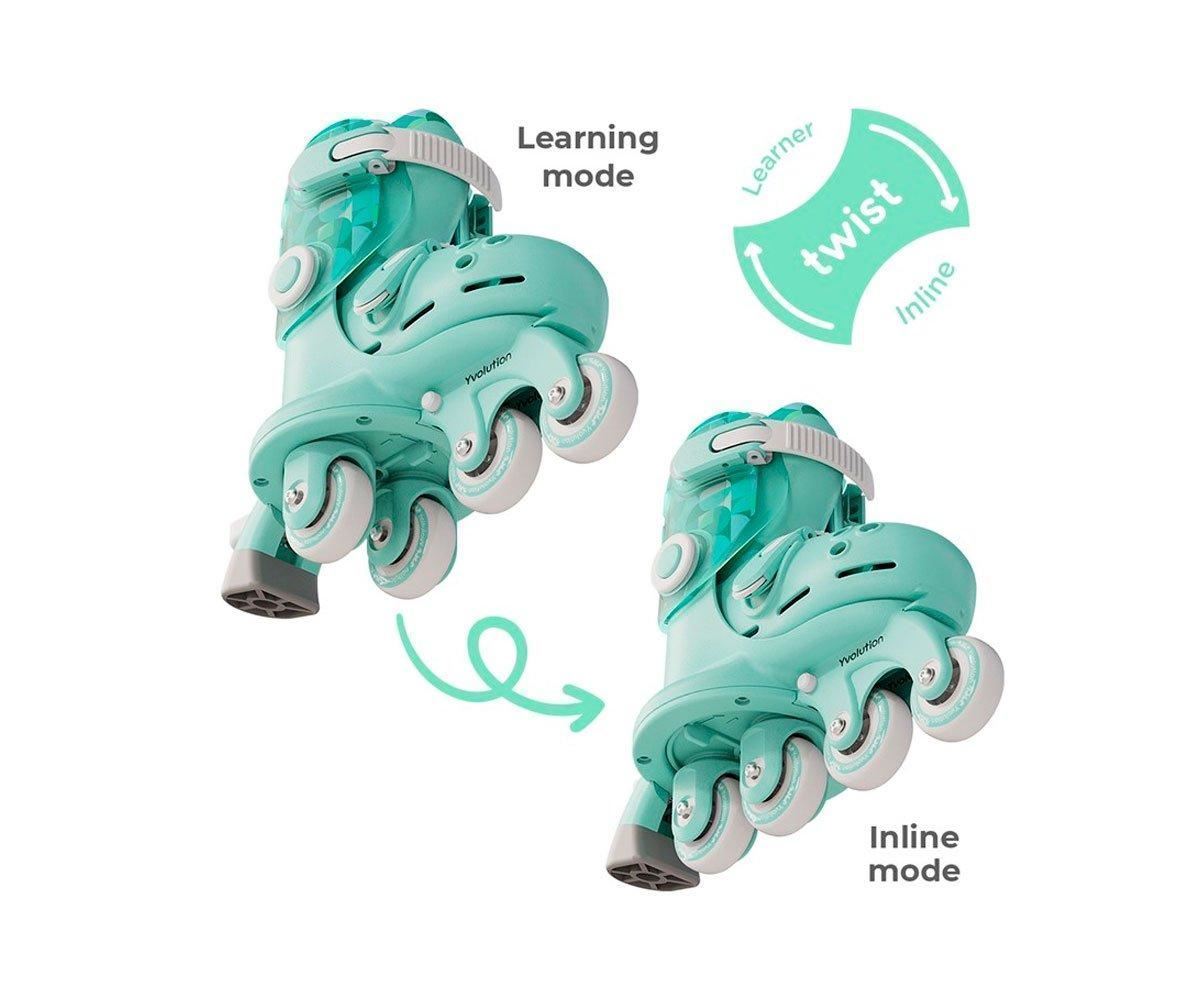 Patines Twista Verde T.23-28 - Imagen 1