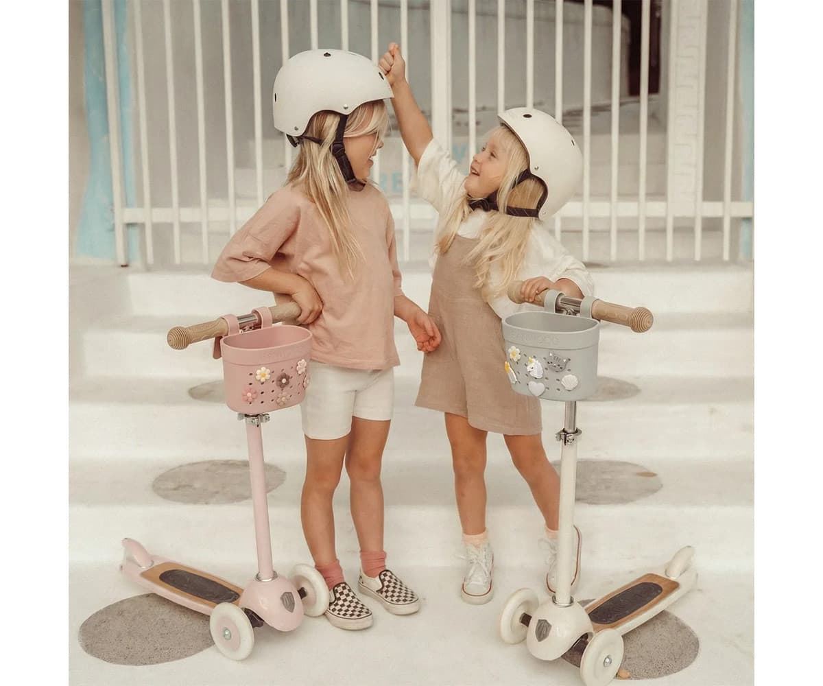 Patinete Banwood Eco + Cesta Pin & Ride + Pines Decorativos - Imagen 1