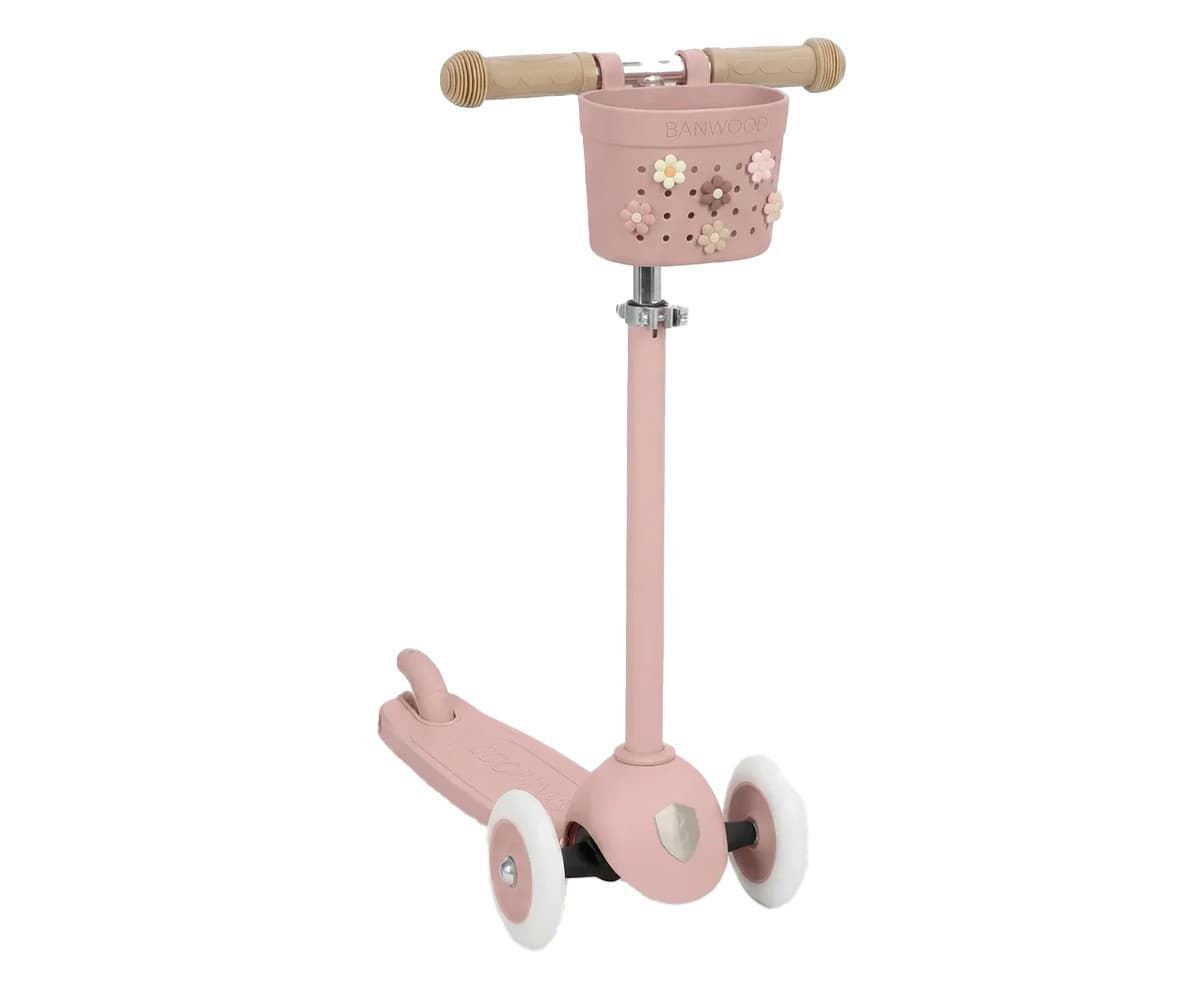 Patinete Banwood Eco + Cesta Pin & Ride + Pines Decorativos - Imagen 2