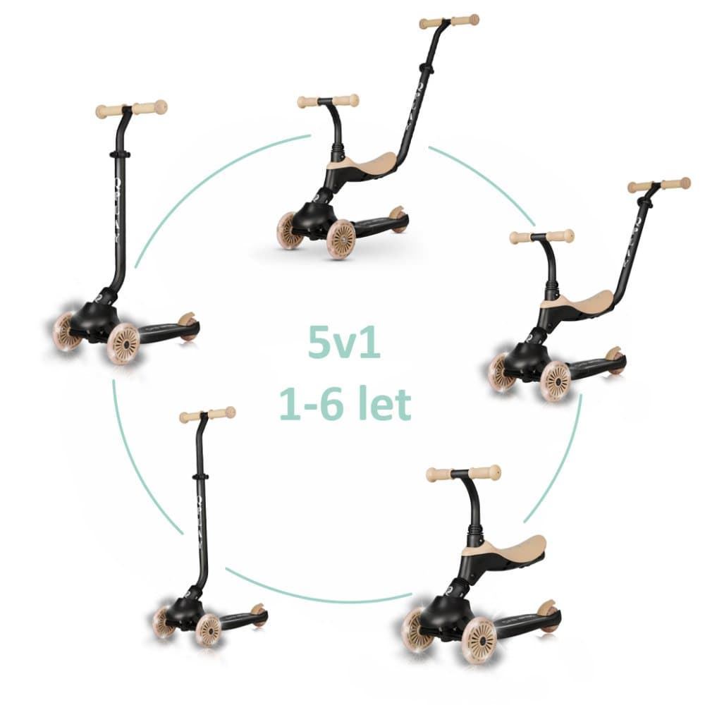 Patinete Evolutivo Sema Evo 5 en 1 Beige - Imagen 3