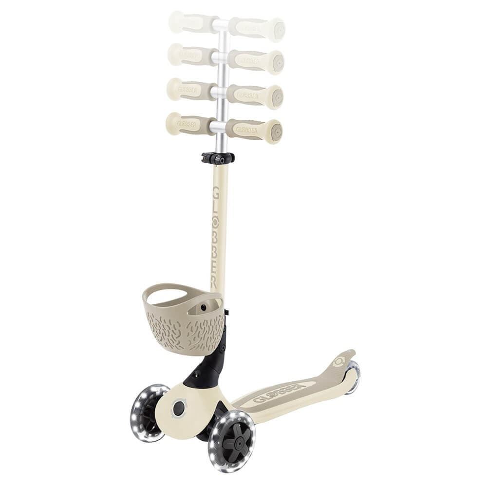 Patinete Globber Go Up Baby Lights 360 Taupe - Imagen 4