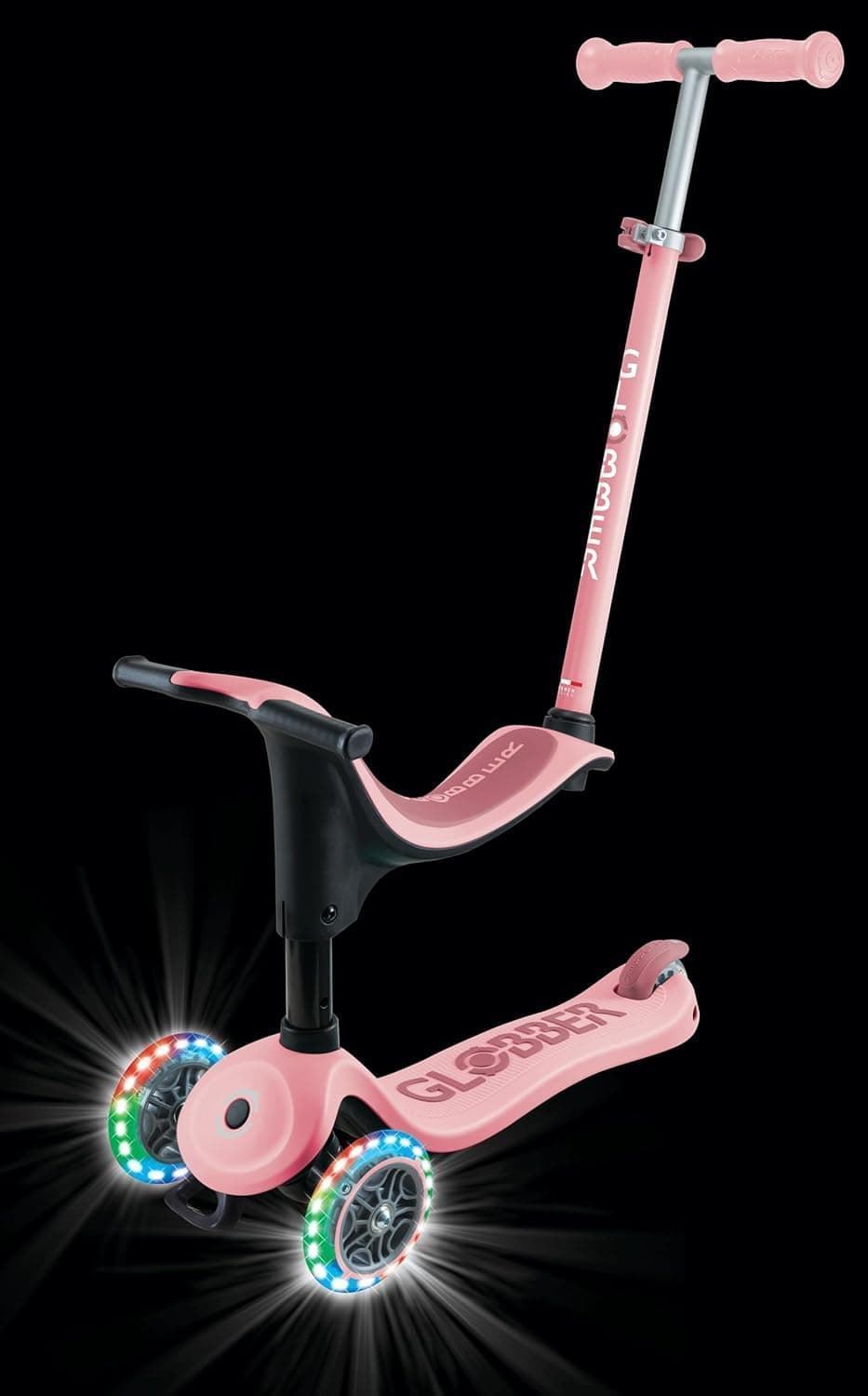 PATINETE GLOBBER GO UP SPORTY LIGHTS ROSA - Imagen 2
