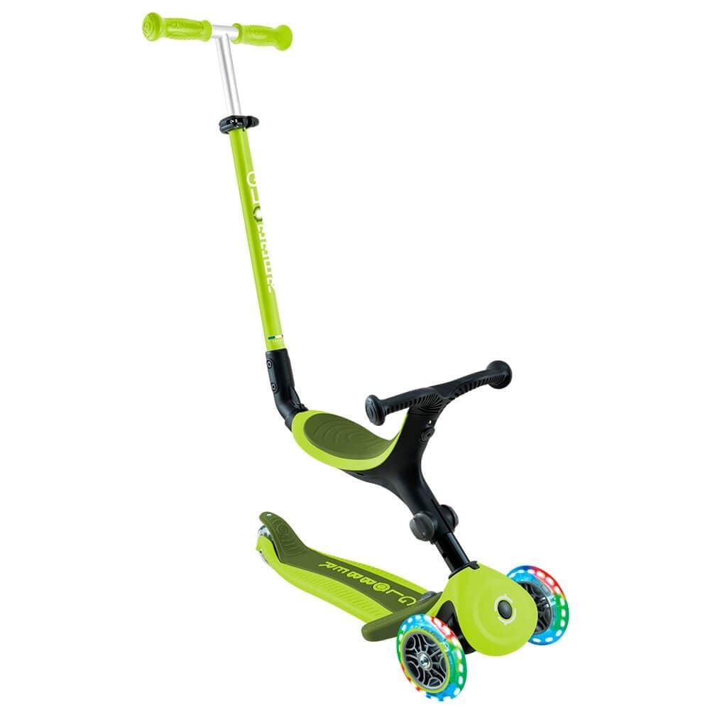 Patinete Go Up Active Luces Verde Lima Globber - Imagen 1