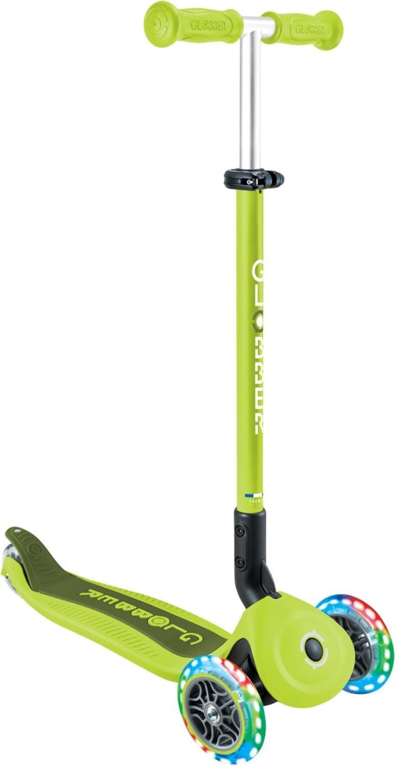 Patinete Go Up Active Luces Verde Lima Globber - Imagen 2