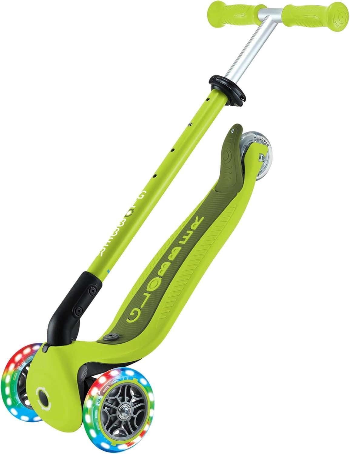 Patinete Go Up Active Luces Verde Lima Globber - Imagen 3