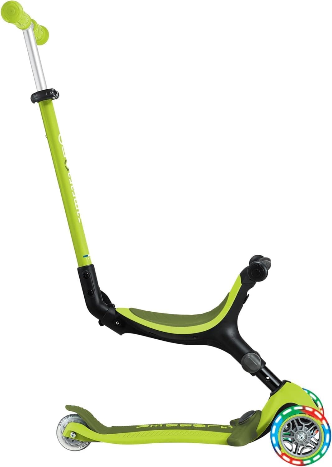 Patinete Go Up Active Luces Verde Lima Globber - Imagen 5