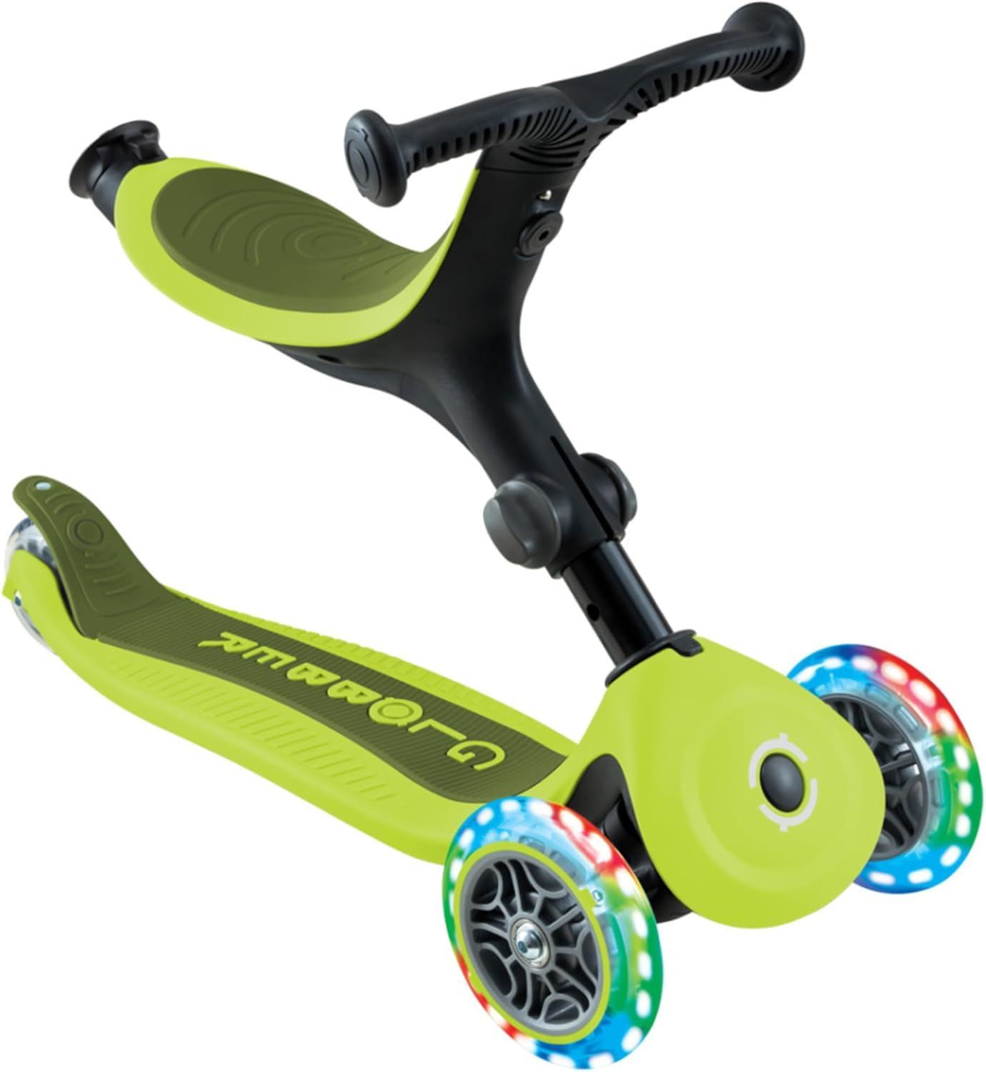 Patinete Go Up Active Luces Verde Lima Globber - Imagen 6