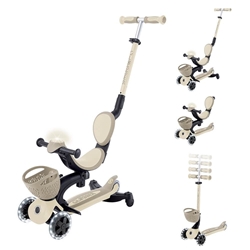 Patinete Go Up Baby Luces 360 Taupe - Imagen 2