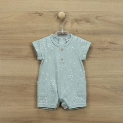 Pelele Manga Corta Galaxy Verde - Imagen 1