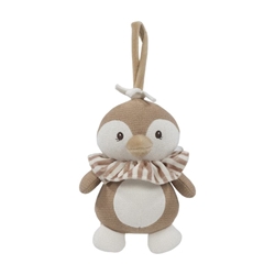 Peluche Musical Pingüíno Praliné Moka - Imagen 1