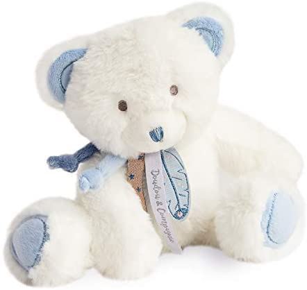 Peluche Oso blanco/azul - Imagen 1