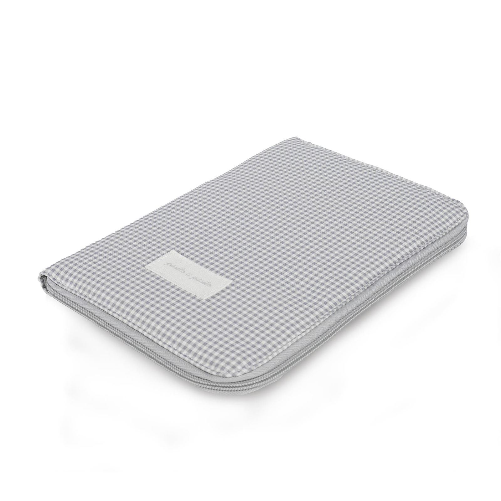 Portadocumentos Little Bloom Vichy Gris - Imagen 4