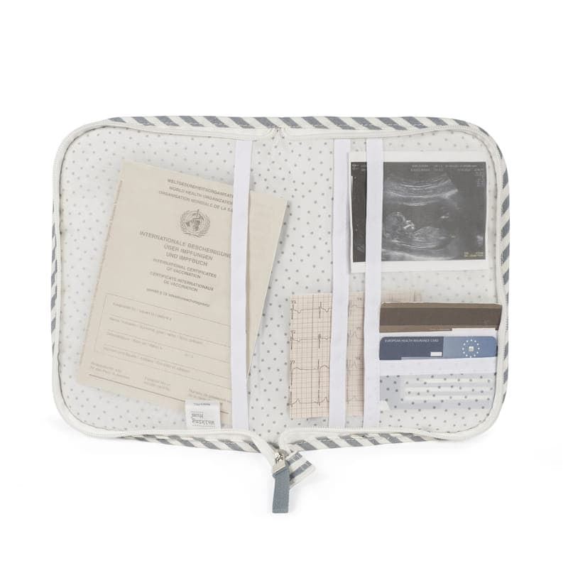 Portadocumentos Praliné Rayas Matcha - Imagen 3