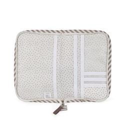 Portadocumentos Praliné Rayas Moka - Imagen 2