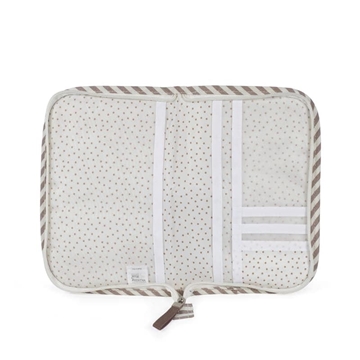 Portadocumentos Praliné Rayas Moka - Imagen 2