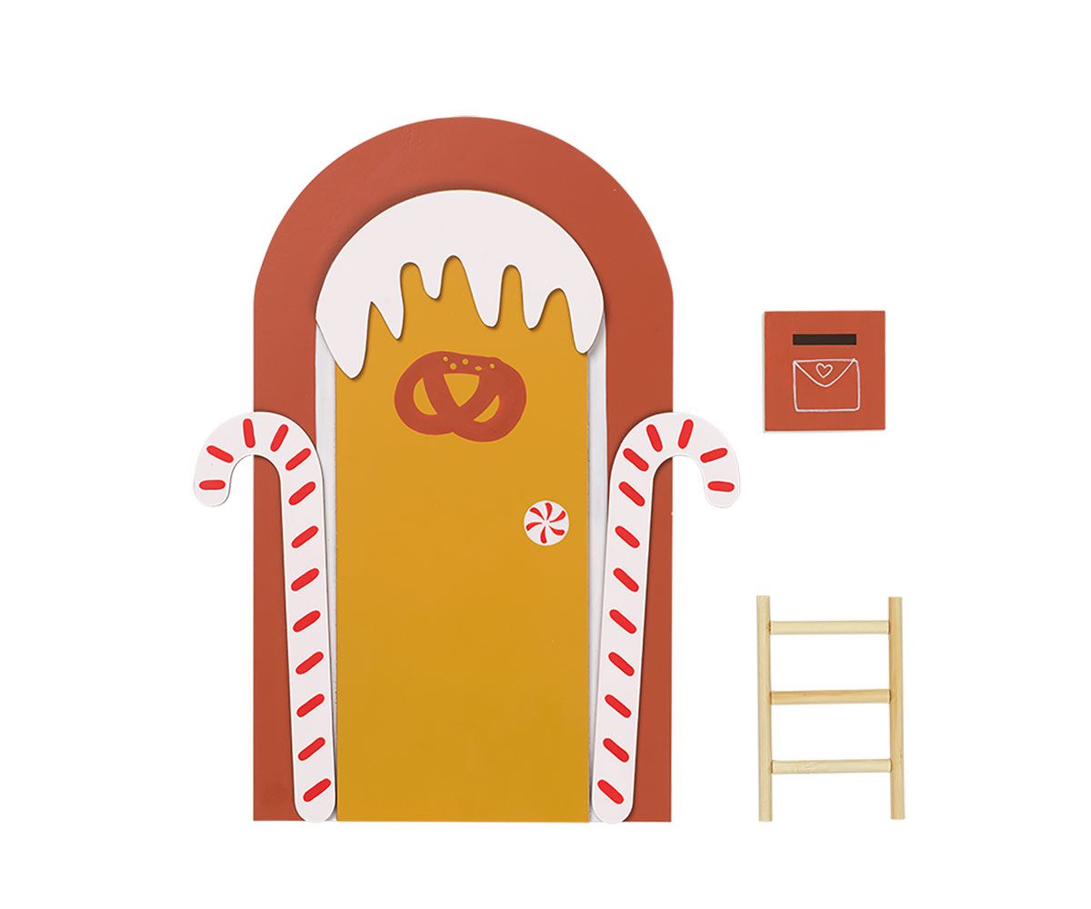 Puerta para Elfo Casa Gingerbread - Imagen 1